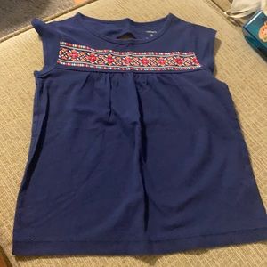 carter’s size 6 navy blue top